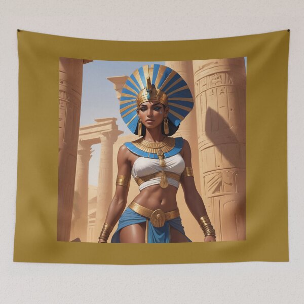 Item preview, Beautiful Egyptian Priestess illustration designed and sold by Vintage Designs +.