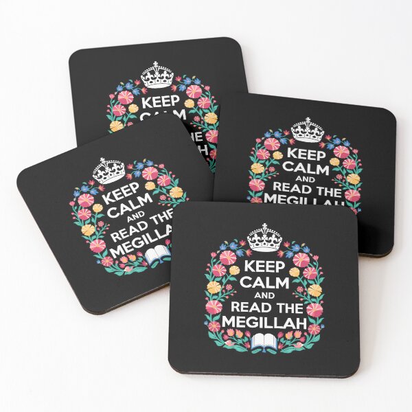 Item preview, Funny Purim Keep Calm Megillah Esther Hamantaschen Hebrew designed and sold by w1ckerman.