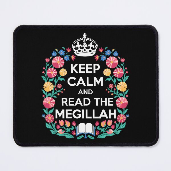 Item preview, Funny Purim Keep Calm Megillah Esther Hamantaschen Hebrew designed and sold by w1ckerman.