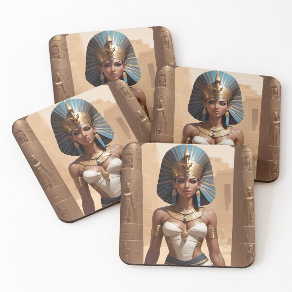 Item preview, Beautiful Egyptian Priestess illustration designed and sold by Vintage Designs +.