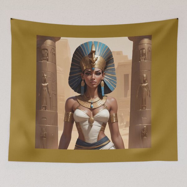 Item preview, Beautiful Egyptian Priestess illustration designed and sold by Vintage Designs +.