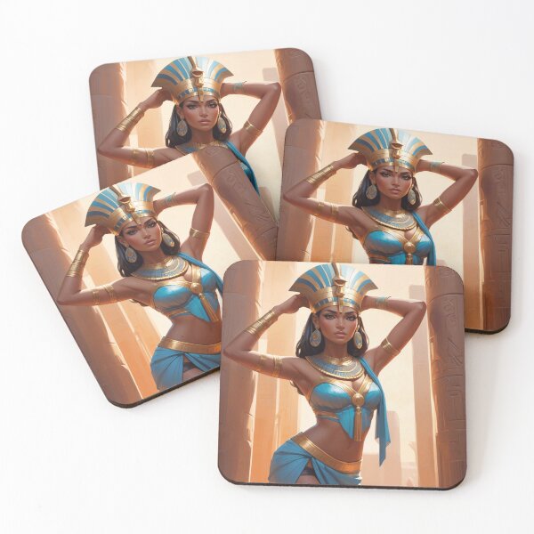 Item preview, Beautiful Egyptian Priestess illustration designed and sold by Vintage Designs +.