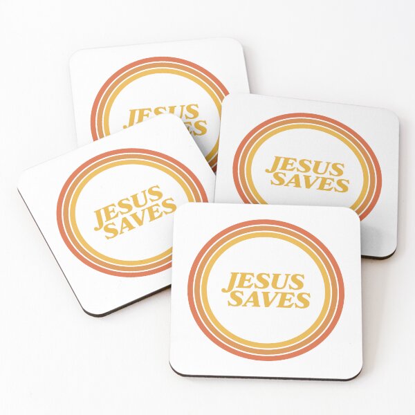 Item preview, Jesus Saves Retro Circle Large designed and sold by maxztron.