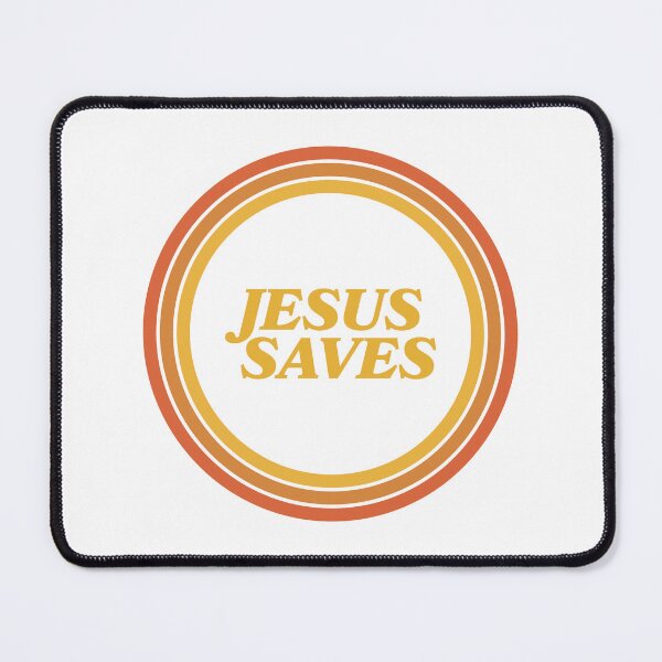 Item preview, Jesus Saves Retro Circle Large designed and sold by maxztron.