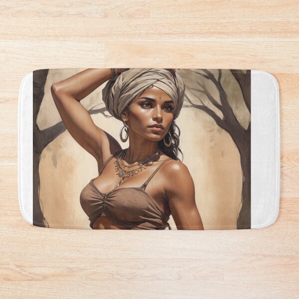 Item preview,  Beautiful Romani Gypsy girl illustration designed and sold by Vintage Designs +.