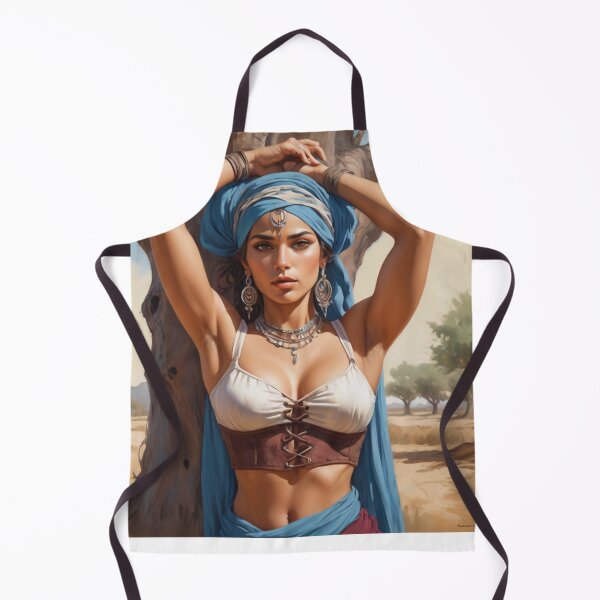 Item preview, Beautiful Romani Gypsy girl illustration designed and sold by Vintage Designs +.