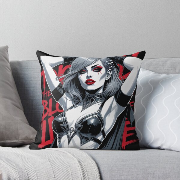 Item preview, Sexy Vampire demon fantasy punk horror Girl illustration designed and sold by Vintage Designs +.