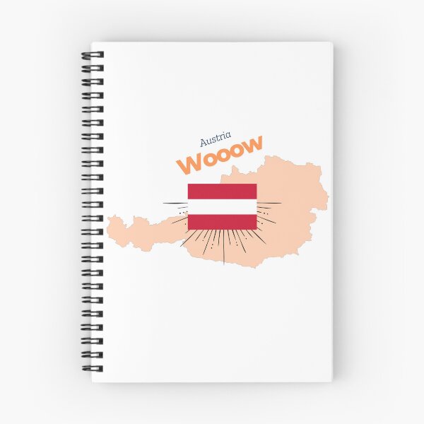 Item preview, Austria WoOow – Unique Map & Flag Design designed and sold by KA-Design-Art.