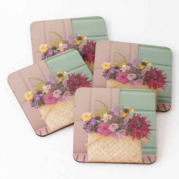 Item preview, A basket full of summer flowers designed and sold by Annabergert.