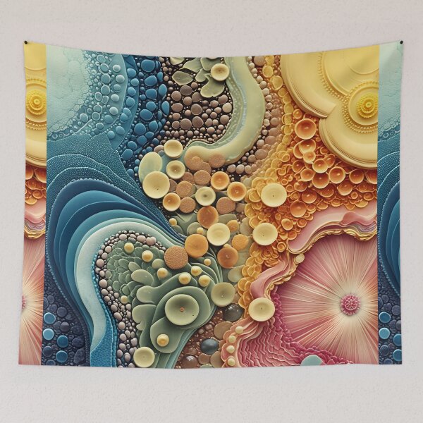 Item preview, Vibrant Abstract Kaleidoscope: Wearable Art for Every Space  designed and sold by nadeem4design.