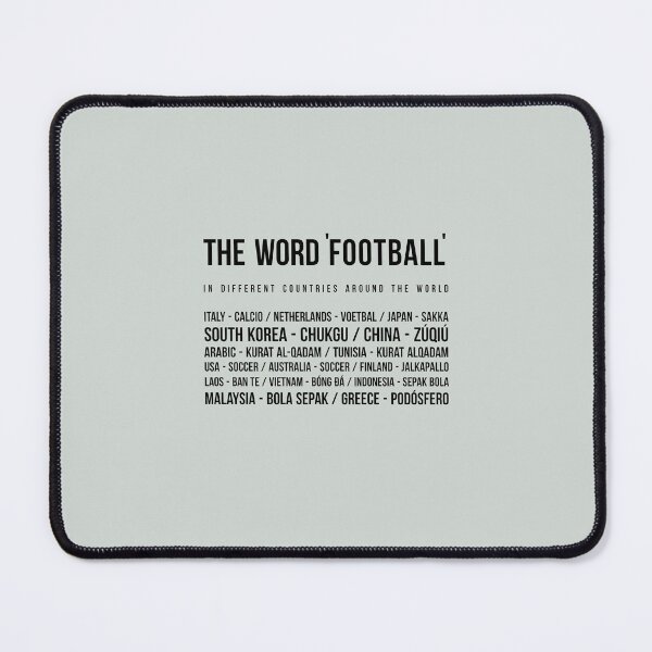 Item preview, The Word "Football" in Different Countries designed and sold by Vanich-Panich.