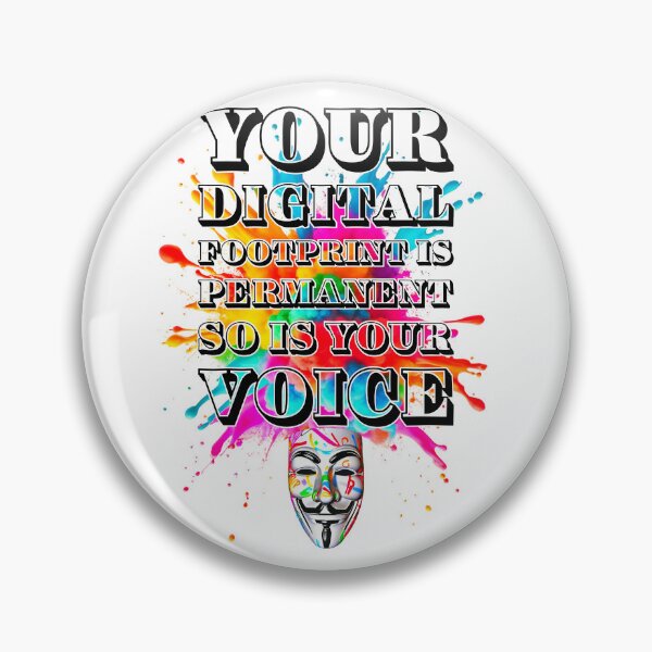 Item preview, Protest slogans. Anonymous. Your voice is permanent. designed and sold by Drone-tees.