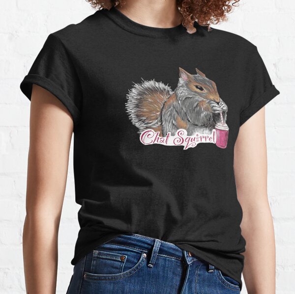 Item preview, Chat Squirrel With Coffee designed and sold by Rhomany’s Realm.