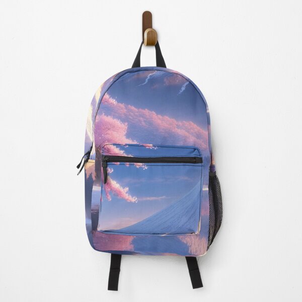 Item preview, Mount Fuji Cherry Blossoms Reflection - Japanese Snow Mountain Sunset designed and sold by TopUpDesign.