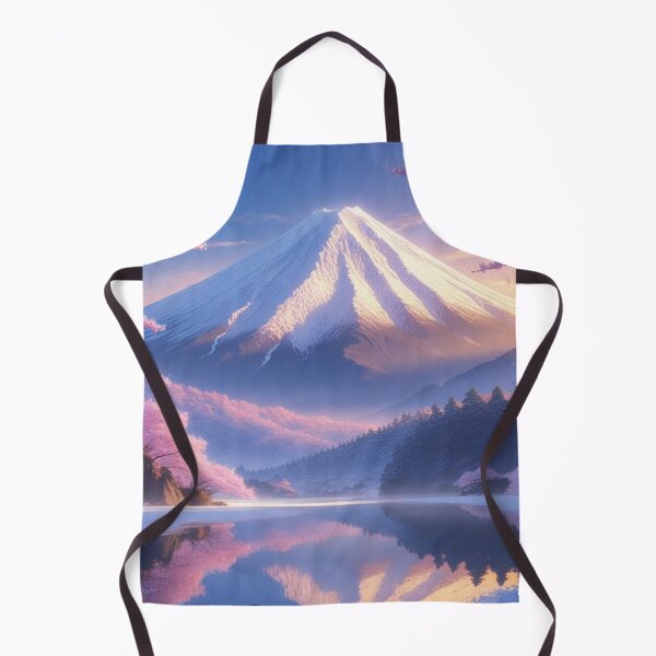 Item preview, Mount Fuji Cherry Blossoms Reflection - Japanese Snow Mountain Sunset designed and sold by TopUpDesign.