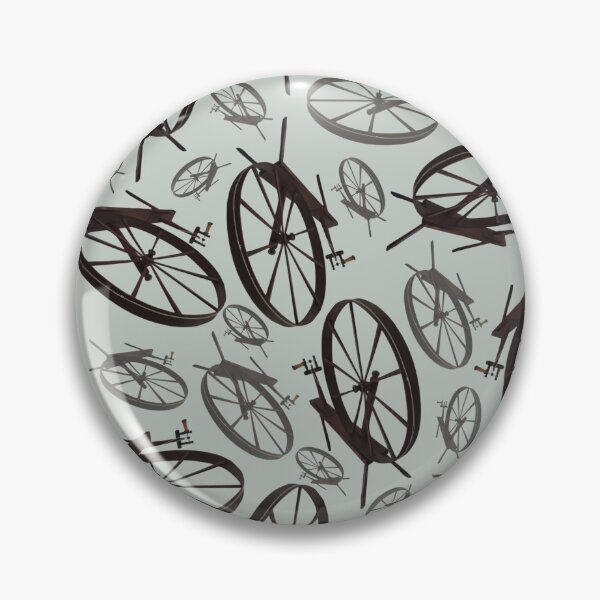 Item preview, Spinning Wheels Tossed Halfdrop Soft Green c2ccc4 designed and sold by Art in My Loft.