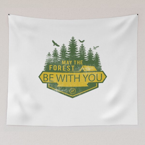 Item preview, Funny camping | May The Forest Be With You  designed and sold by ETIndustries.