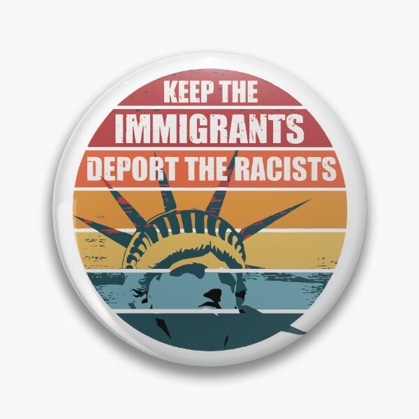 Item preview, Keep the Immigrants, Deport The Racists designed and sold by Angry Swan Designs.