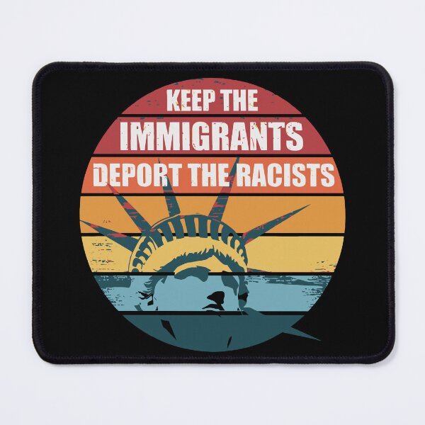 Item preview, Keep the Immigrants, Deport The Racists designed and sold by Angry Swan Designs.