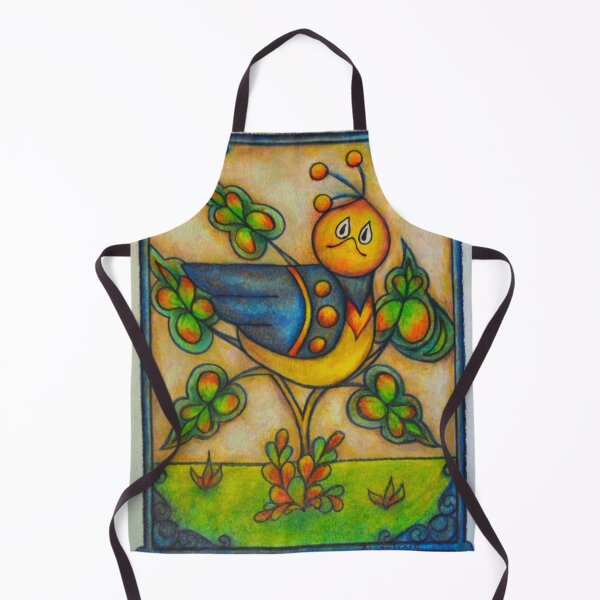 Item preview, Wacky Folk Art Bird designed and sold by ecce-art.