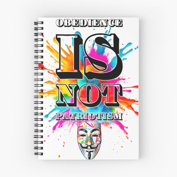 Item preview, Protest slogans. Anonymous. Obedience is not patriotism. designed and sold by Drone-tees.