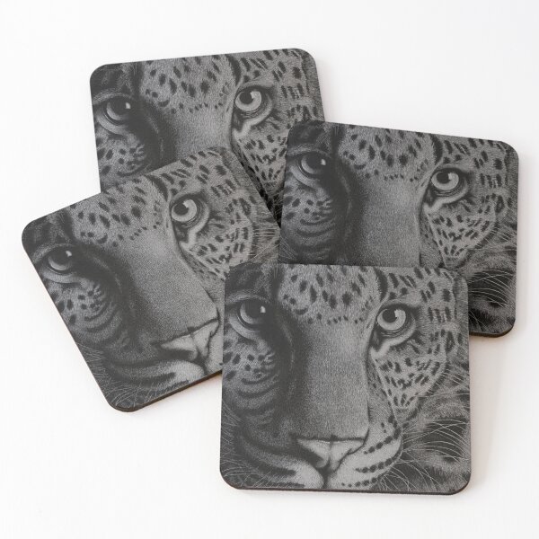 Item preview, Closeup Portrait of a Leopard Looking Straight Ahead designed and sold by blindphotog.