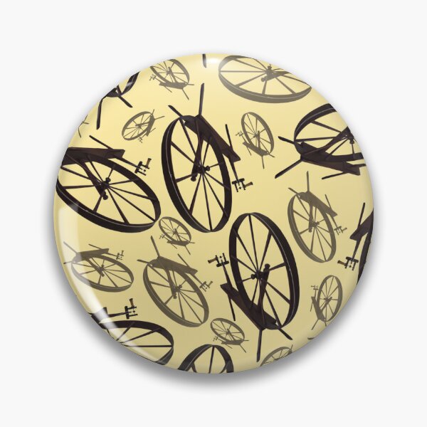 Item preview, Spinning Wheels Tossed Halfdrop Soft Yellow ffeca1 designed and sold by Art in My Loft.