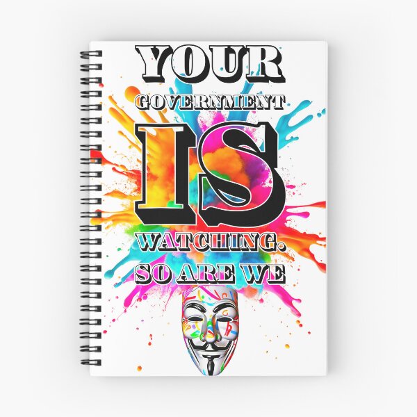 Item preview, Protest slogans. Anonymous. Your government is watching. designed and sold by Drone-tees.