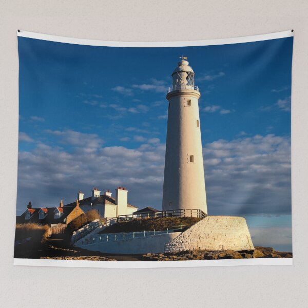 Item preview, St Mary's Lighthouse in Winter Sunshine designed and sold by Violaman.