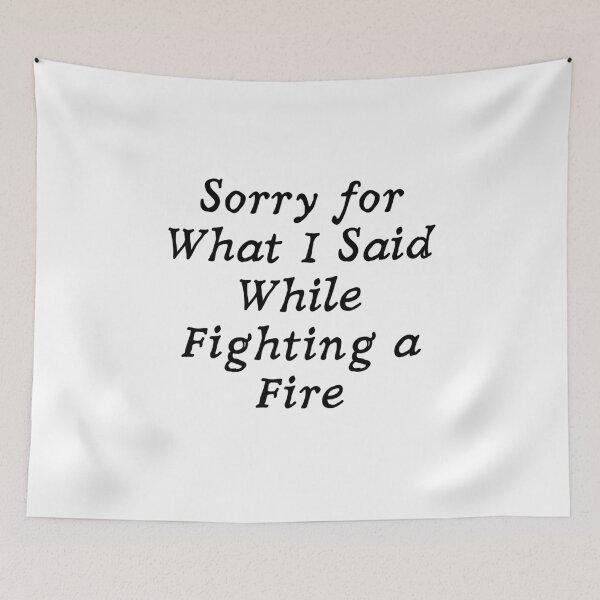 Item preview, Firefighter Saying on Fire designed and sold by mancikart.