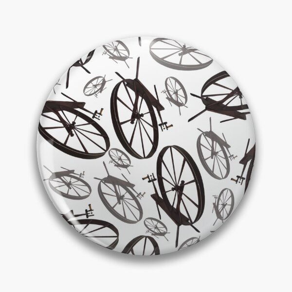 Item preview, Spinning Wheels Tossed Halfdrop White designed and sold by Art in My Loft.