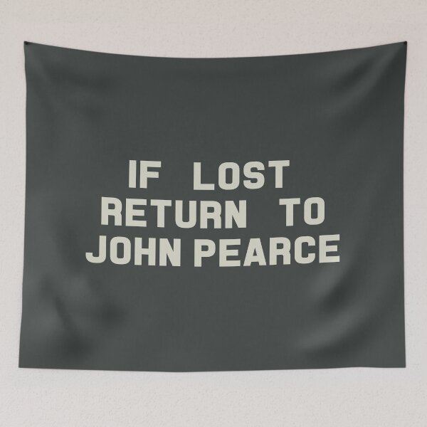 Artikelvorschau, If Lost Return to John Pearce Tee entworfen und verkauft von 2000sbabyangel.
