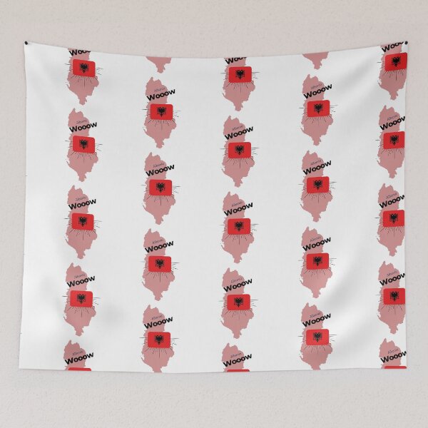 Item preview,   Albania Pride – National Flag & Map Design designed and sold by KA-Design-Art.