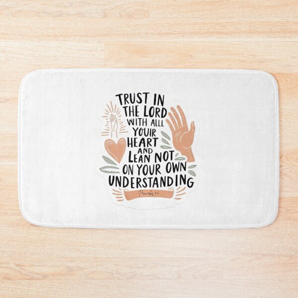 Item preview, Proverbs 3:5, Bible verse designed and sold by Faithloveshop.