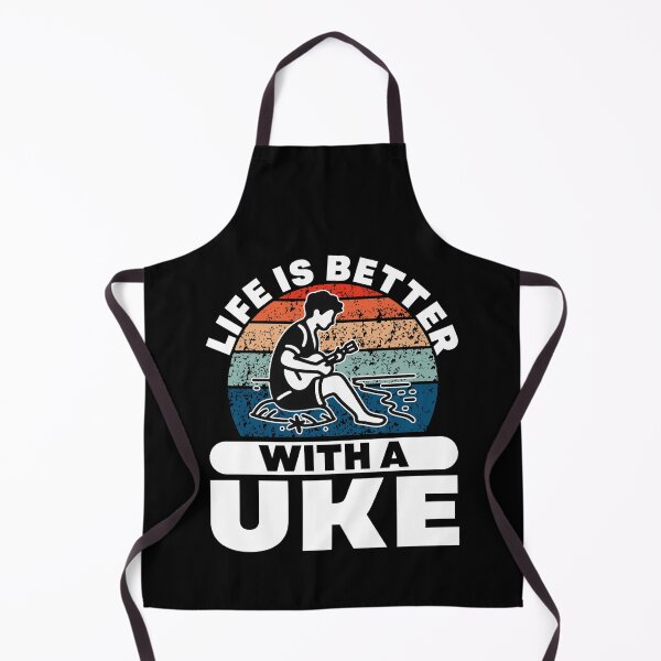 Item preview, LIFE IS BETTER WITH A UKE - UKULELE GIFT designed and sold by KEF Custom.