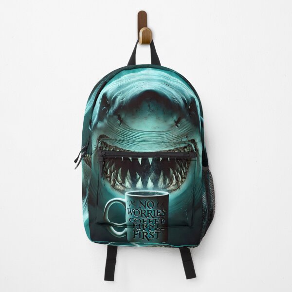 Item preview, Coffee-Fueled Predator designed and sold by AI-Only Creations.