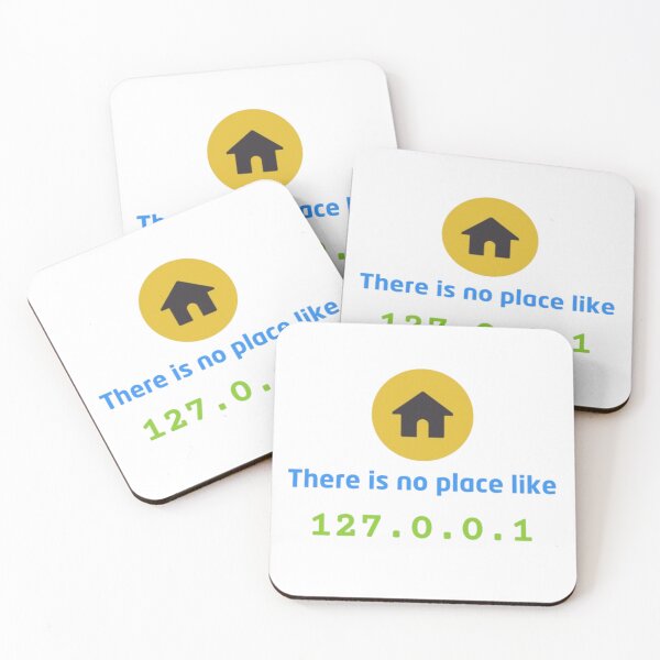 Item preview, There is no place like 127.0.0.1 designed and sold by Lucky Arts With Love.