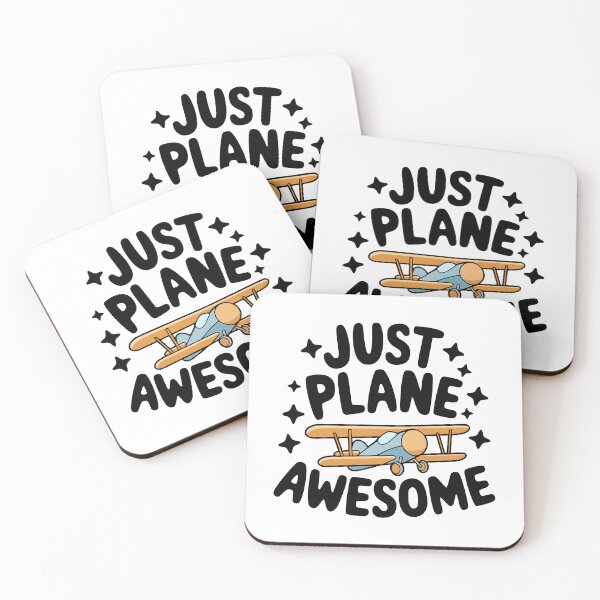 Item preview, Just Plane Awesome! Funny Airplane Pun designed and sold by PMCreative.