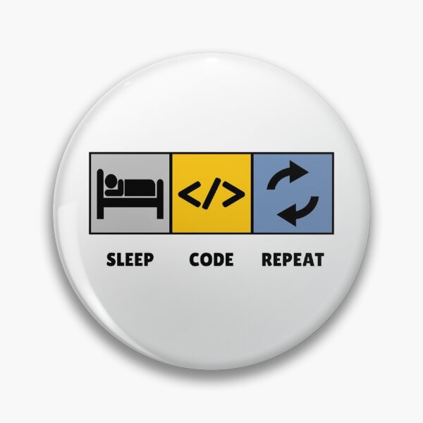 Item preview, Sleep.Code.Repeat designed and sold by Lucky Arts With Love.
