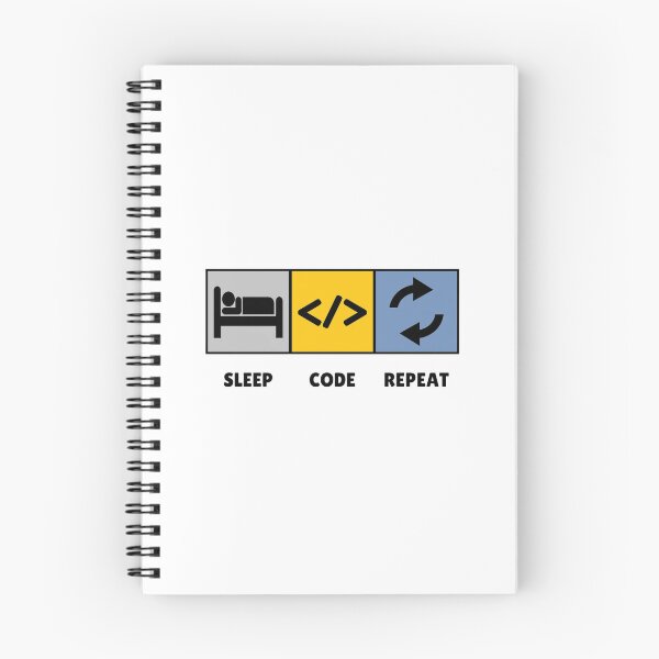 Item preview, Sleep.Code.Repeat designed and sold by Lucky Arts With Love.