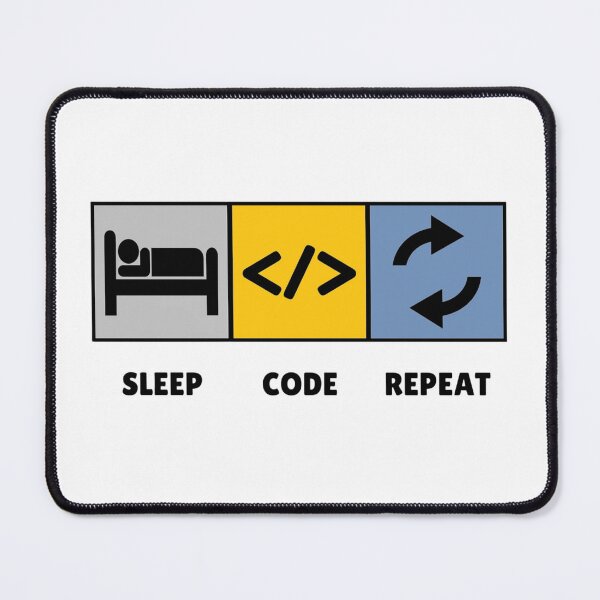 Item preview, Sleep.Code.Repeat designed and sold by Lucky Arts With Love.