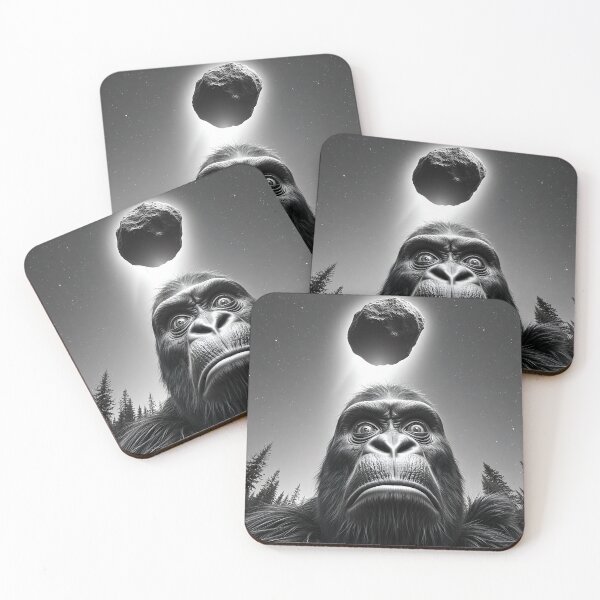 Item preview, Bigfoot vs. Asteroid 2024 YR4 – The Final Encounter designed and sold by Serbin.