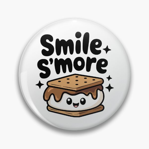 Item preview, Smile S'more! Funny Smore Marshmallow Pun designed and sold by PMCreative.