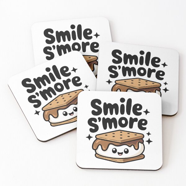Item preview, Smile S'more! Funny Smore Marshmallow Pun designed and sold by PMCreative.