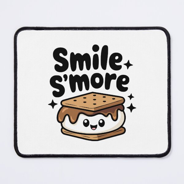 Item preview, Smile S'more! Funny Smore Marshmallow Pun designed and sold by PMCreative.