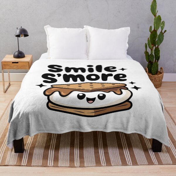 Item preview, Smile S'more! Funny Smore Marshmallow Pun designed and sold by PMCreative.