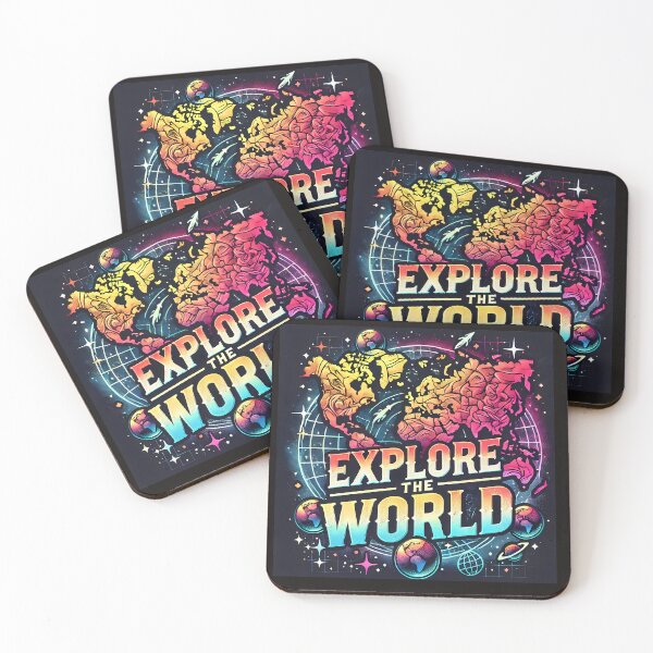 Item preview, Explore the World Map on Starry Sky designed and sold by Marcinkowski-studio .