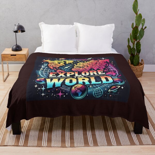 Item preview, Explore the World Map on Starry Sky designed and sold by Marcinkowski-studio .