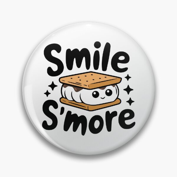 Item preview, Smile S'more! Cute Smore Marshmallow Pun designed and sold by PMCreative.