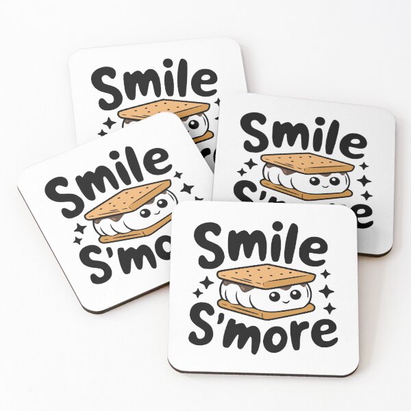 Item preview, Smile S'more! Cute Smore Marshmallow Pun designed and sold by PMCreative.